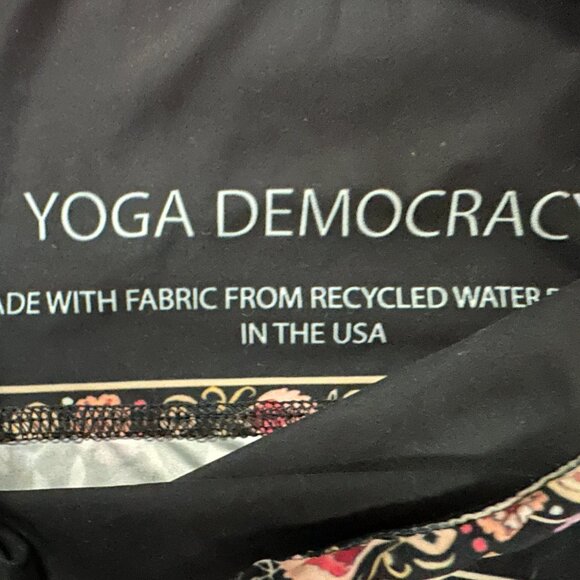 Floral Yoga Democracy Leggings - Small - Picture 3 of 3
